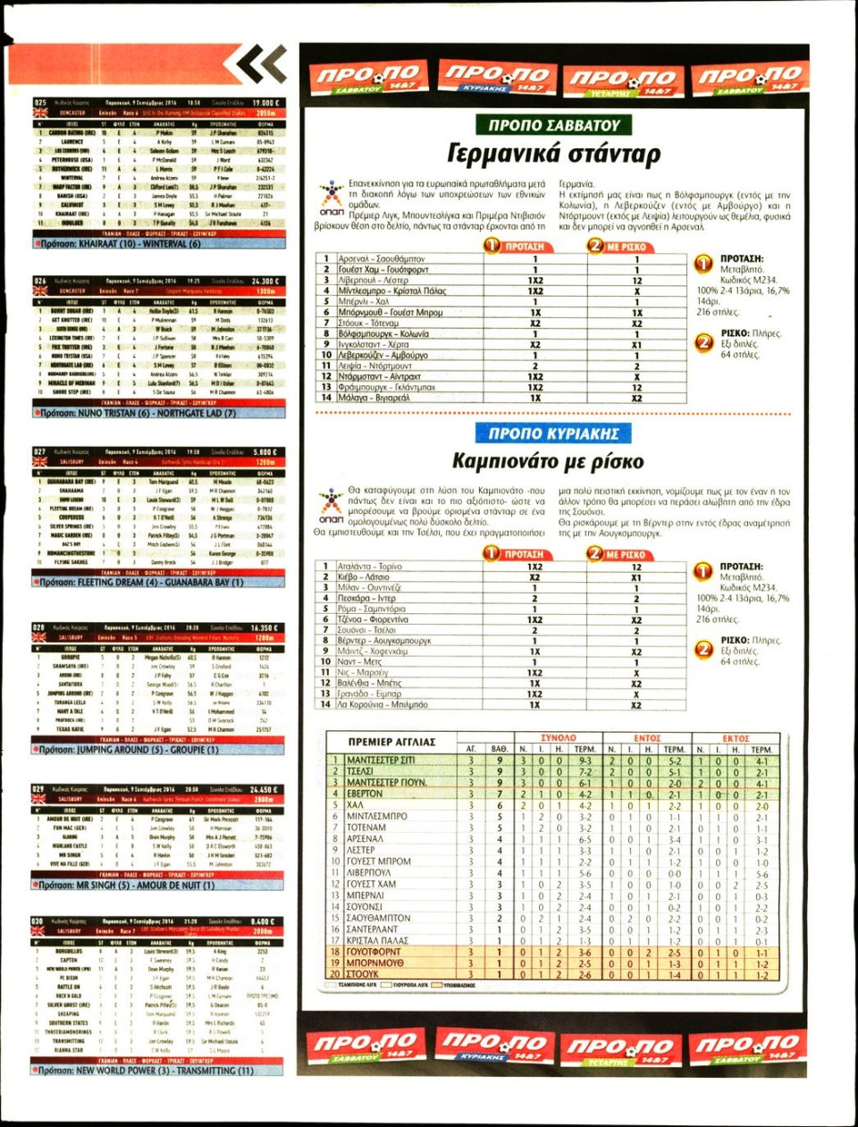 Οπισθόφυλλο Εφημερίδας - MATCH MONEY - 2016-09-09